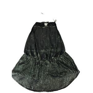 Rudi Women’s XL Black Sequin Halter Dress Sheer Layered Sparkle Party NYE